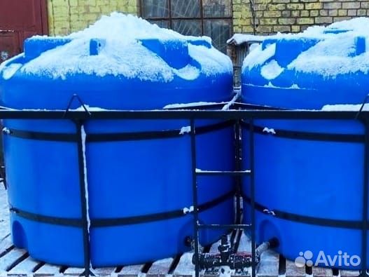 Емкость из пластика для перевозки воды кас