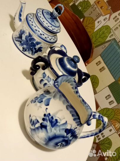 Гжель посуда