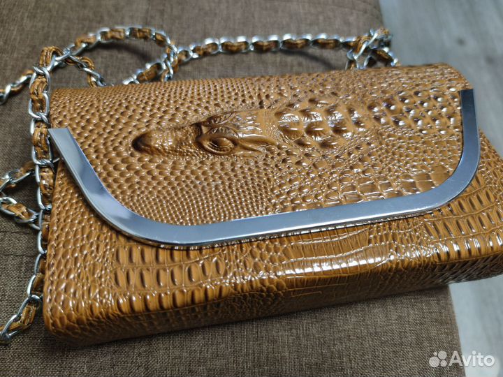 Сумка клатч женская. Крокодил. Вьетнам