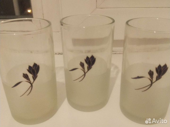 Стаканы новые 6шт