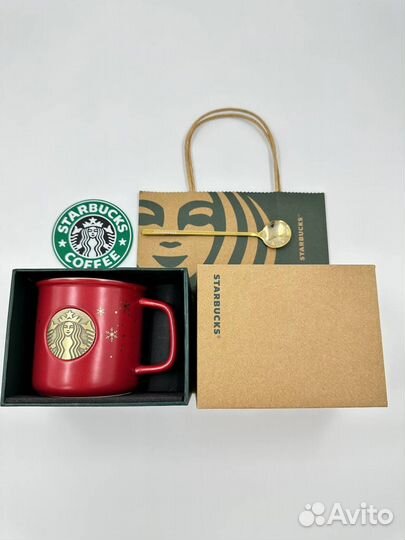 Подарочной набор с кружкой Starbucks Старбакс