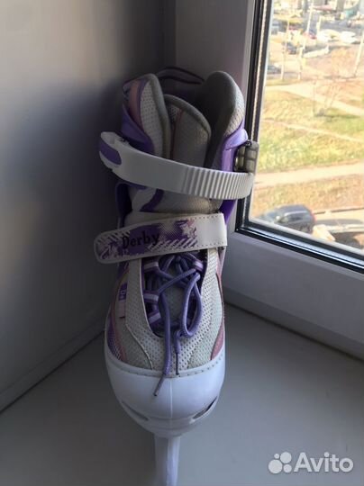 Коньки детские раздвижные 34-37