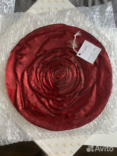 Блюдо стеклянное