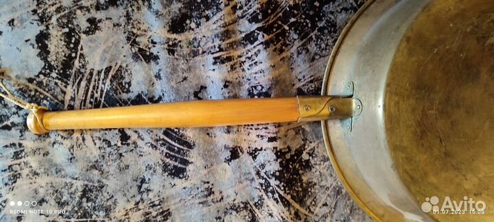 Таз латунный для варки варенья 6л