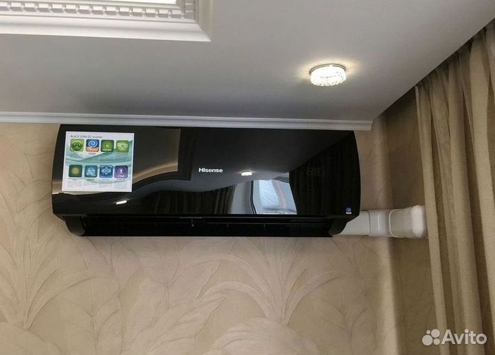 Сплит система с установкой