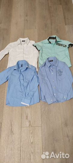 Рубашки на мальчика 122-128