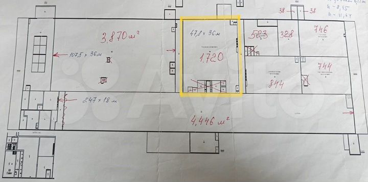 Складское помещение, 1720 м2