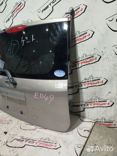 Дверь задняя nissan note E11 NE11 ZE11 K01001U6AM серый, C41 NA6919