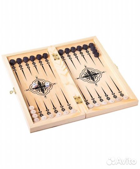 Игра 2в1 шашки, нарды QX2880-S