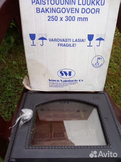 Дверца для печки со стеклом