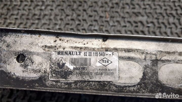 Радиатор интеркулера Renault Scenic, 2007