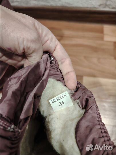 Дутики для девочки 34