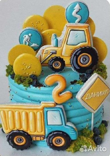 Имбирные пряники для торта на подарок