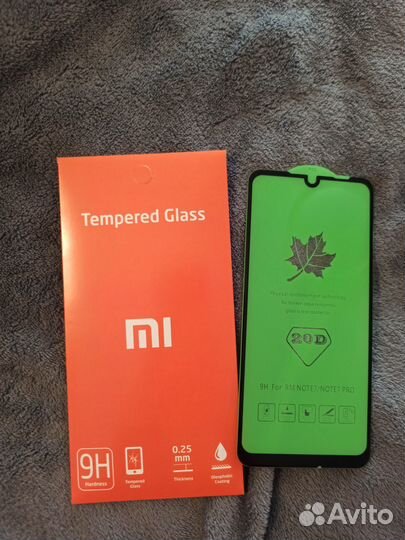 Защитное стекло xiaomi redmi note 7, note 7 pro