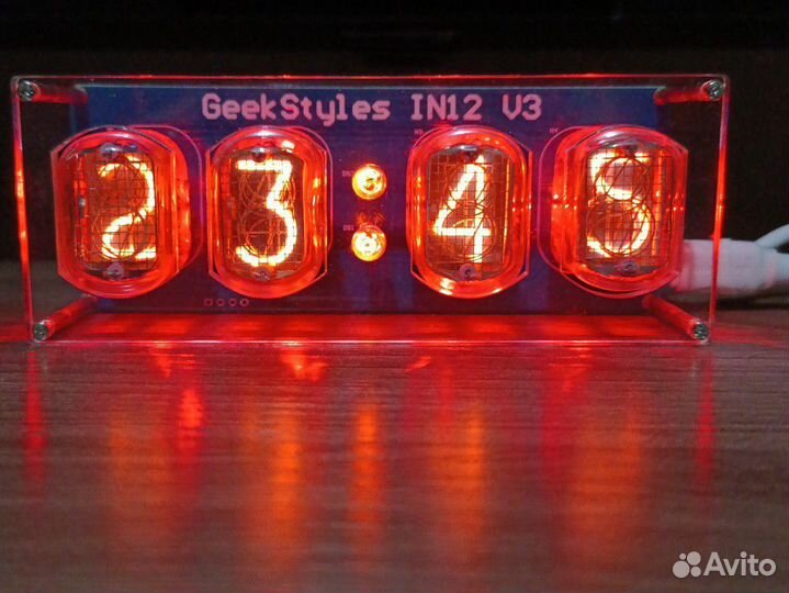 Часы на газоразрядных индикаторах-ин 12