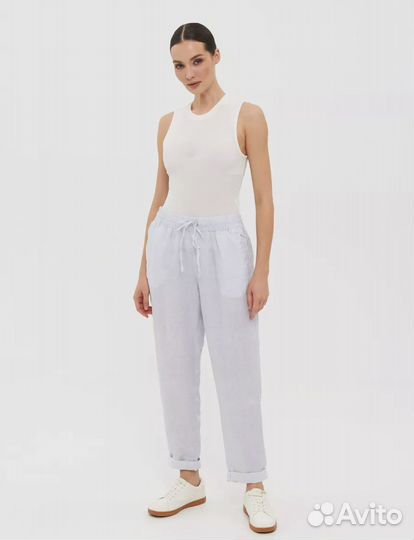 Брюки женские лён H&M S M L XL