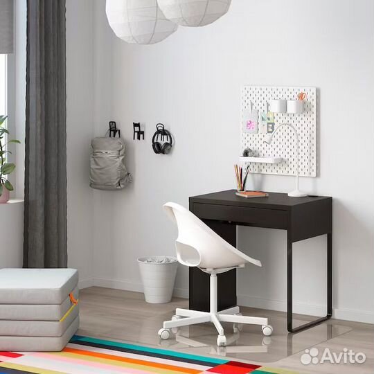 IKEA Микке Micke Письменный стол,черно-коричневый