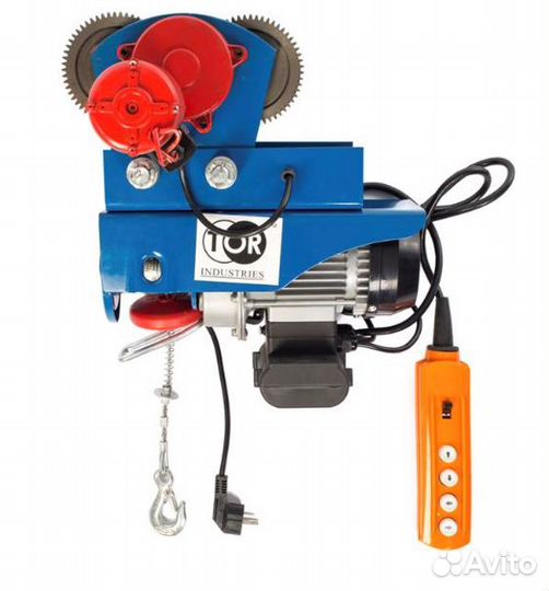С тележкой таль электрическая TOR PA 125/250 кг 12
