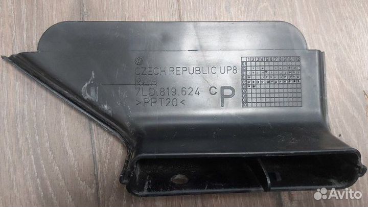 Воздуховод задний Volkswagen Touareg 1 4.2 2006