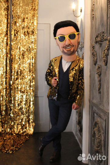 Поздравления ростовых кукол.Звёзды.Шуточный стрип