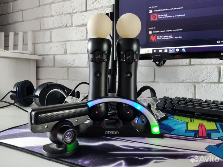 Ps3 move + камера + стенд зарядка