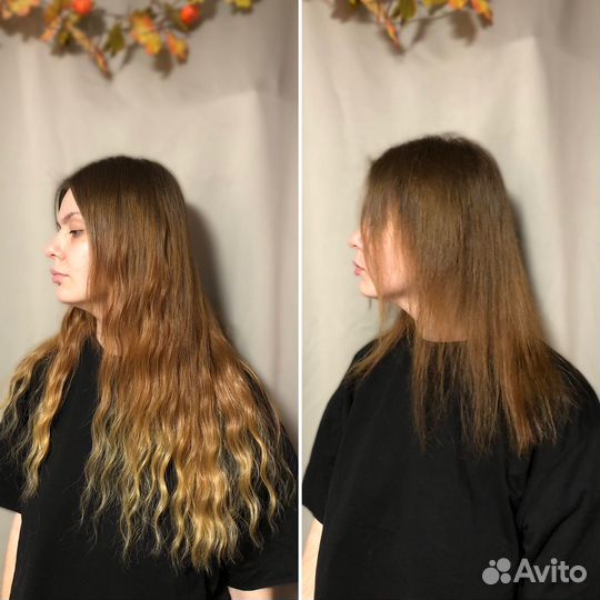 Наращивание волос биопротеин