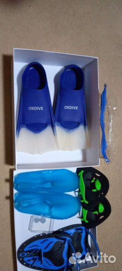 Набор для плавания Ласты сумка пляжная