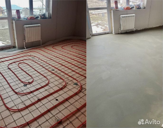 Черновые полы, стяжка