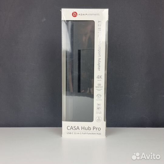 USB-хаб Adam elements casa Hub Pro 11-in-1 черный