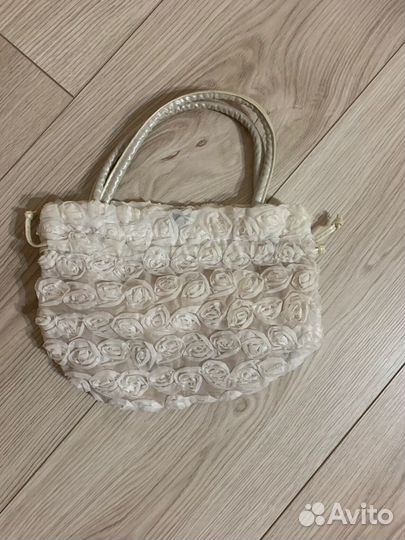 Сумка меховая для девочки праздничная