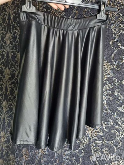 Кожаная юбка bershka