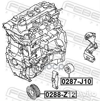 Ролик натяжной приводного ремня nissan qashqai