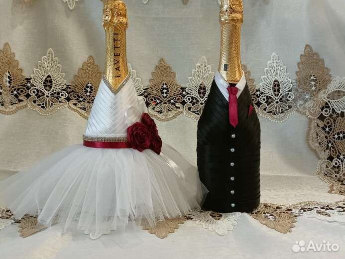 Одежда на шампанское, Свадебное украшение