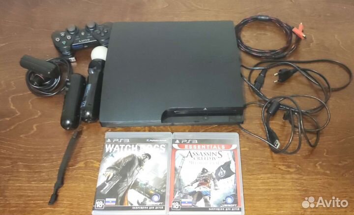Игровая приставка ps3 slim