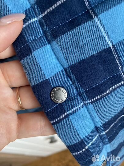 Рубашка утепленная для мальчика Gulliver 86-92 р