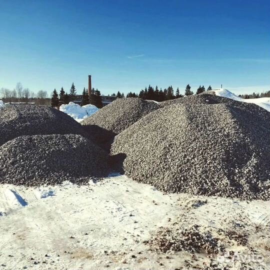 Щебень гравийный с доставкой