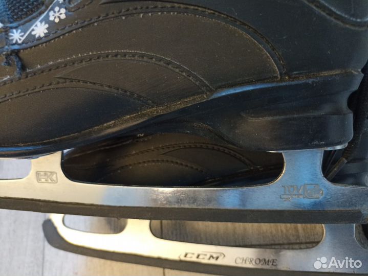 Коньки фигурные женские ссм