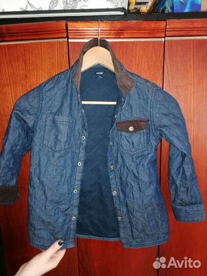 Рубашка джинсовая