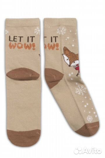 Носки (упаковка 3 пары) Pelican новогодние