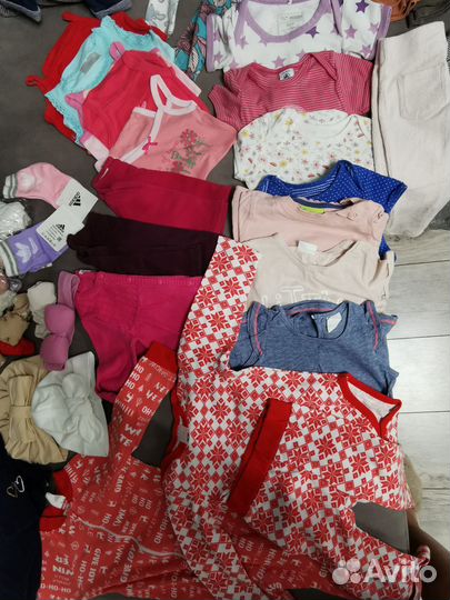 Вещи для девочки 9-12 мес