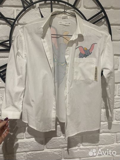 Zara рубашка девочки 8 лет