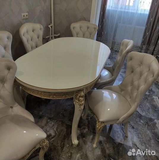 Стол «Бостон и стулья Модерн» новые со склада