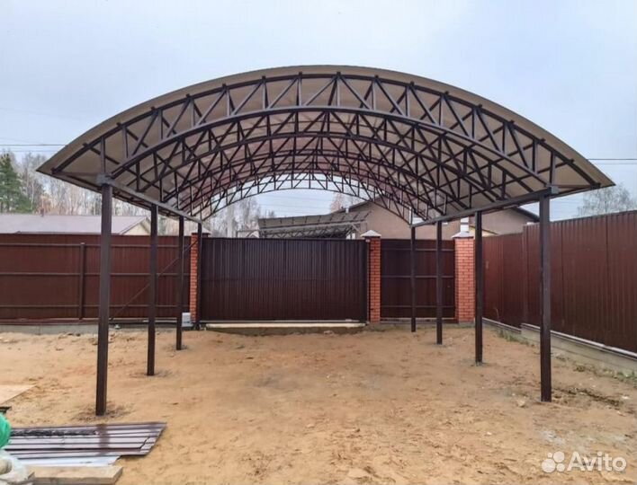 Индивидуальное изготовление навесов