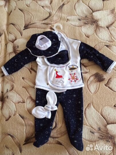 Костюмчик моряка 6-7 мес