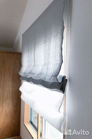 Двойная римская штора