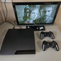 Sony Playstation 3 slim прошитая 1тб + 78 игр