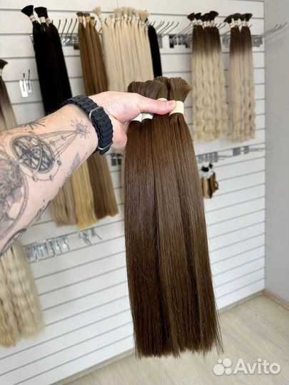 Волосы для наращивания детские 50 см