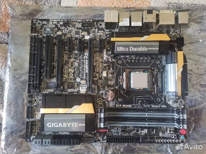 GA-Z87X-UD5H+I5 4590+HyperX Beast 2400 16 GB