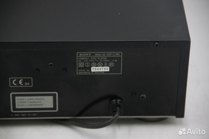 Плеер Sony CDP-C345