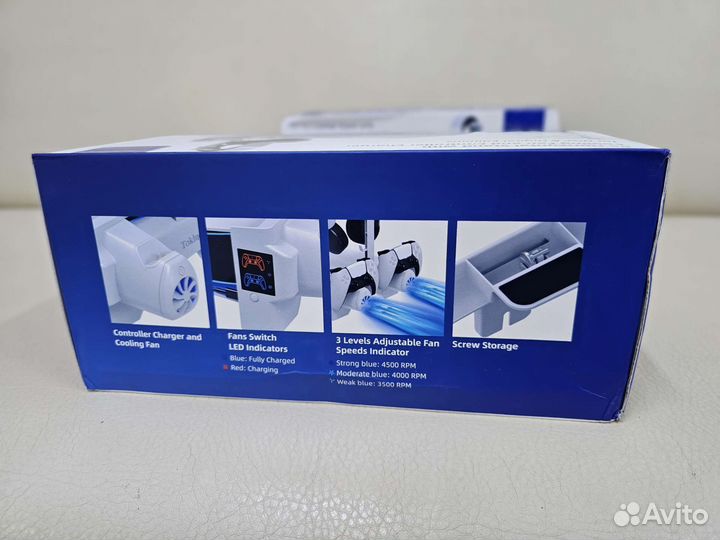 Док станция PS5 горизонтальная / зарядка